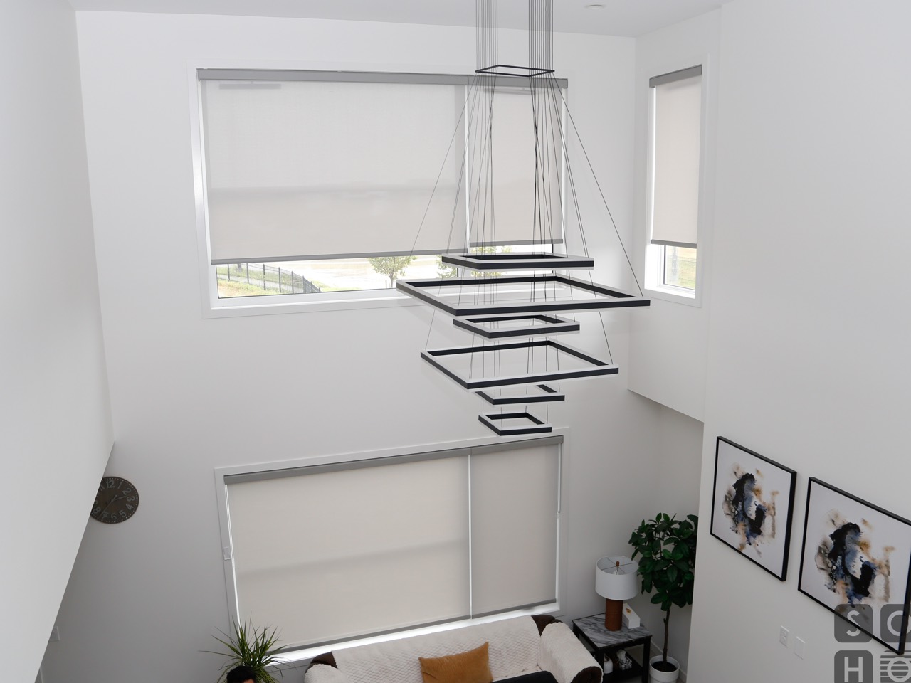 Soho Blinds custom window coverings in a Brandon home